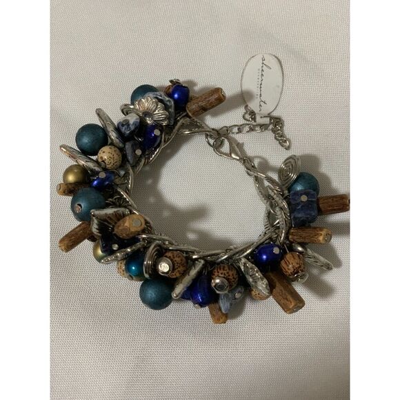 women's Sheerwater beach wear Bracelet multicolor natural beaded hand crafted. - Picture 4 of 13